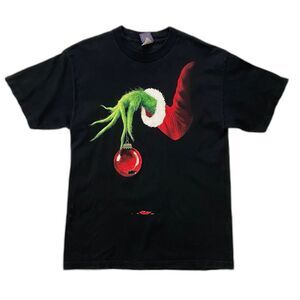 VTG How The Grinch Stole Christmas Jim Carrey Size L Movie Promo Shirt Dr Seuss